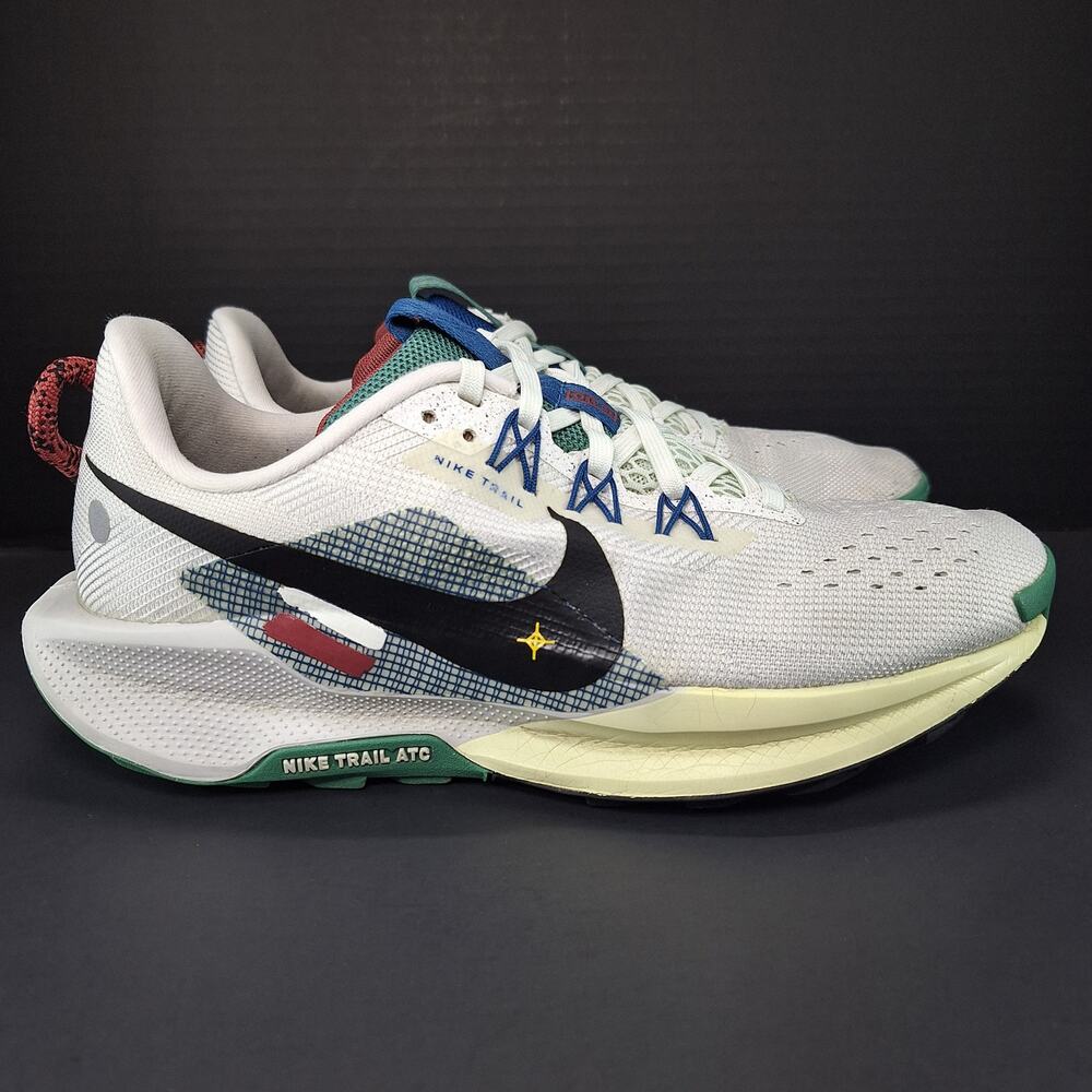 Nike Pegasus Trail 5 Womens 9.5 White Court Blue Cedar DV3865-100 Trail Shoes - Picture 2 of 16